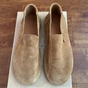 Zuzii brown suede loafers size 7